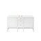 James Martin Vanities Addison 60in Double Vanity Cabinet, Glossy White E444-V60D-GW - alternate 1